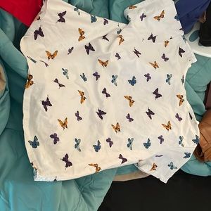 A butterfly shirt
